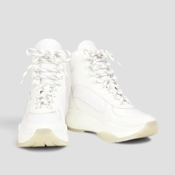 Jimmy Choo Inca High Top White Sneakers 38 - Picture 1 of 5